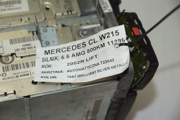 Radio A2208204889 Mercedes Classe S W220 OEM image 3