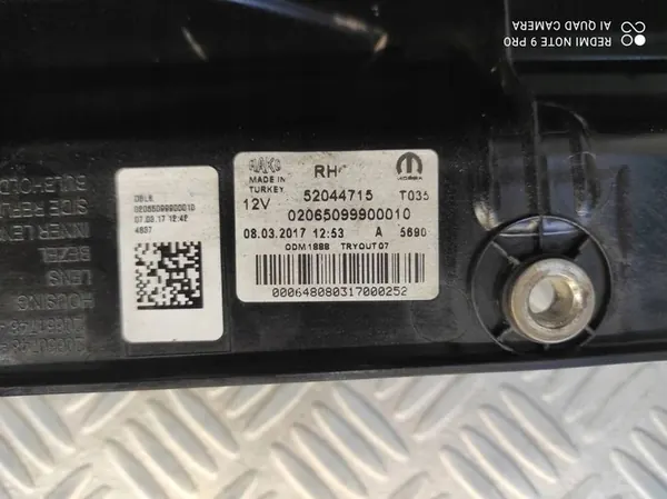 Lámpara Trasera Derecha Fiat Doblo 2010-2022 image 8