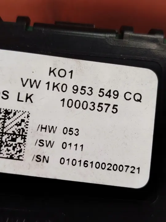 Lenkwinkelsensor VW Golf VI OEM 1K0953549CQ image 3