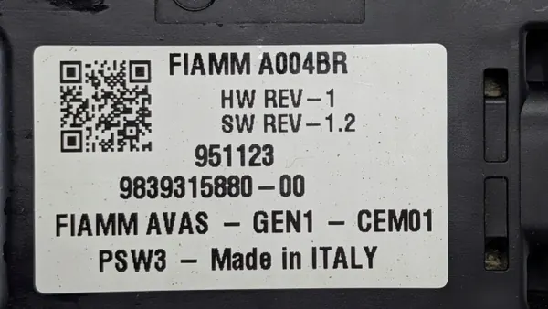 Sirene de alarme OEM 9839315880 para Peugeot Citroen Opel image 7