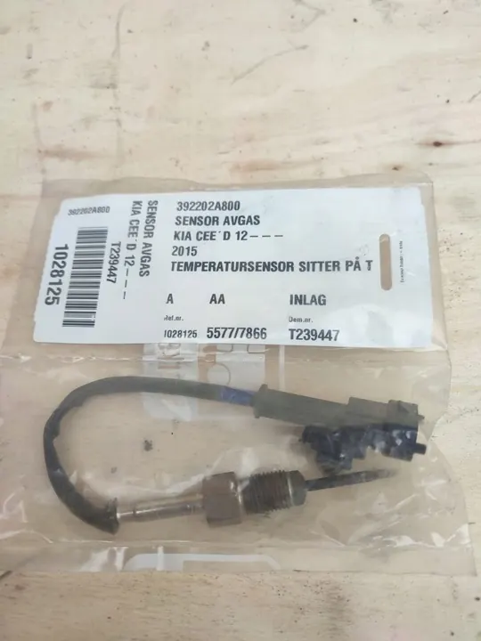 Sensor de Temperatura de Escape KIA CEED 392202A800 image 2