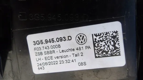 Luz Trasera Izquierda VW Passat B8 Sedan Lift image 3