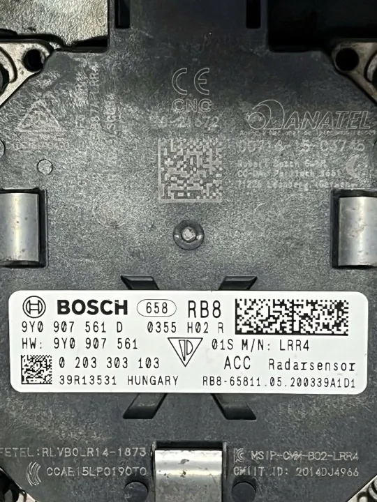 Sensor radar ACC Porsche Cayenne 2018-2020 OEM 9Y0907561D image 4