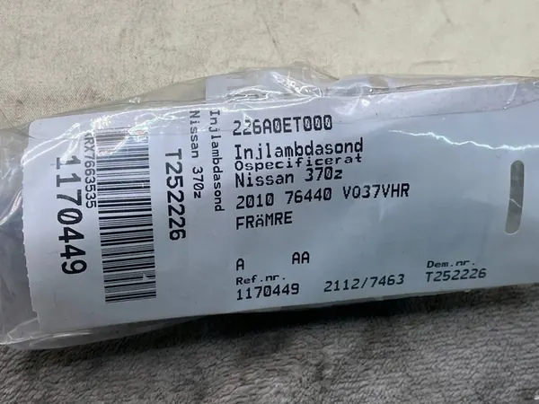 Lambda-Sensor Nissan Infiniti 226A0ET000 image 3