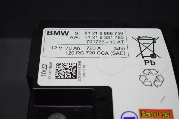 BMW AGM-Batterie 70 Ah 720A image 2