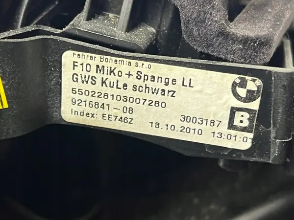 Armleuningtunnel leer OEM 9216841 BMW F10 F11 image 9