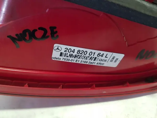 LINKER ACHTERLICHT MERCEDES W204 SEDAN A2048200164 image 9