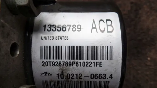 ABS-Pumpe Opel Astra J IV 13356789 image 2