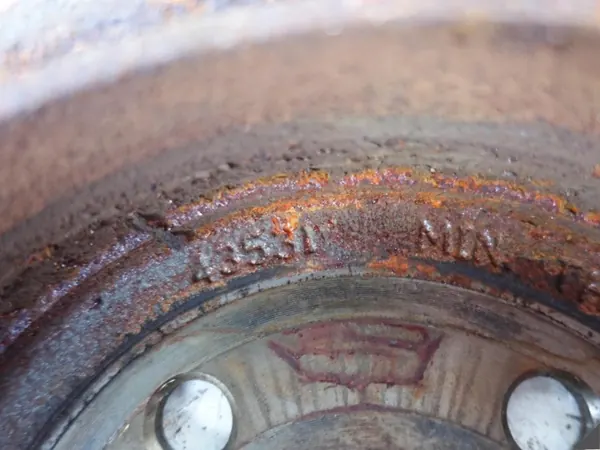 Jeu d'étrier et disque arrière OEM 63909L - Jeep image 3