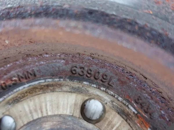 Jeu d'étrier et disque arrière OEM 63909L - Jeep image 4
