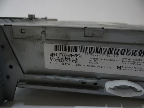 BMW CD-soitin OEM 6944004 E60/E61-malleihin image 4