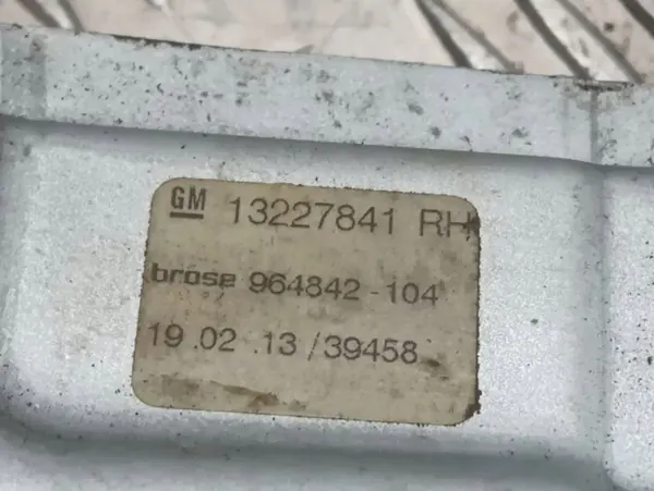 OEM 13227841 Opel Insignia A Regulador janela traseira direita image 4