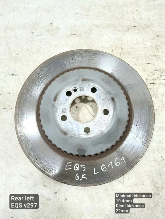 Mercedes-Benz EQS 2022 taka-akseli jarrupalje OEM A2974230500 image 2