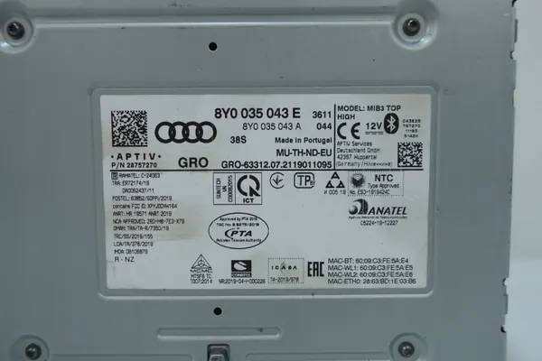 Audi MIB3 Navigatiemodule OEM 8Y0035043E image 5