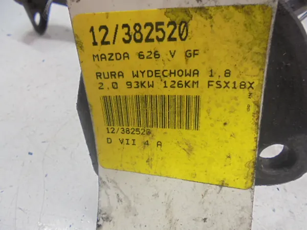 Mazda 626 V GF Pakoputken keräinputki OEM AK-12-382520 image 3