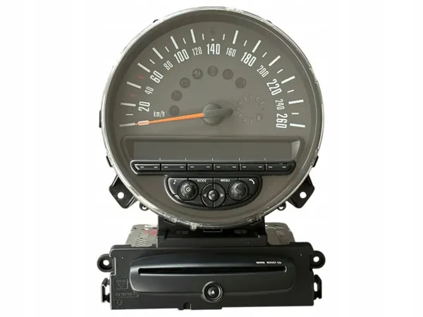 OEM 3457567 9232431 Radio CD Nav + Tacho Mini Cooper image 2