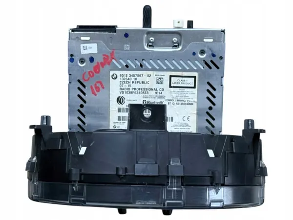 OEM 3457567 9232431 Radio CD Nav + Tacho Mini Cooper image 7