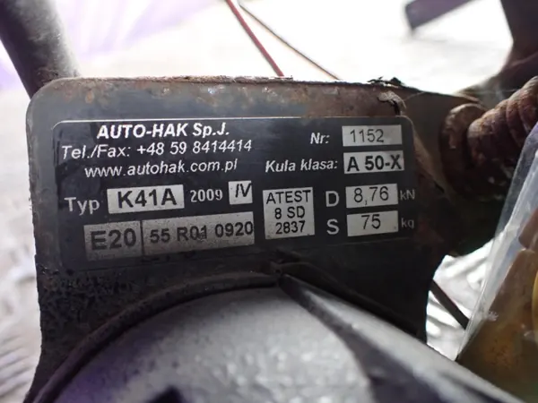 Engate VW Touran I 03-06 OEM 55R010920 - Usado image 8