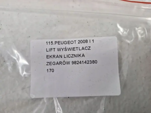 Quadro de instrumentos Peugeot 2008 I Lift OEM 9824142380 image 8