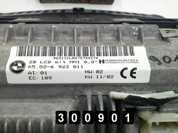 Gebruikt BMW-displayscherm OEM 6923811 - 7-serie 2005 image 3