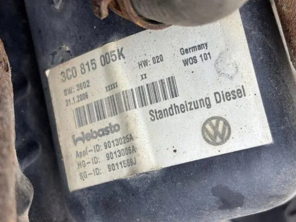 2006 VW Passat B6 Webasto Lämmitin 3C0815005K image 4