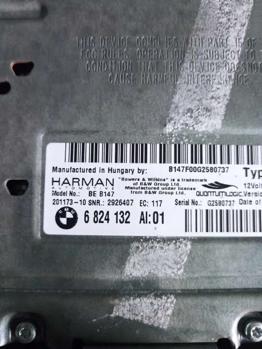 B&W Luidspreker-set OEM 6824132 voor BMW 5 G30/G31 image 3