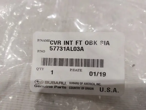 Copertura Griglia Paraurti Anteriore Subaru Outback 14-17 OEM image 6