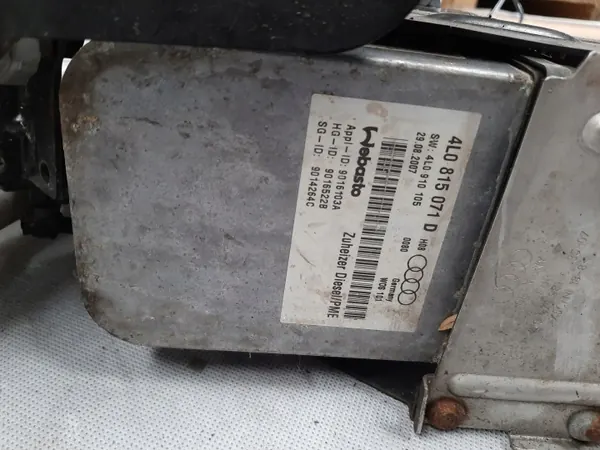 Webasto apulämmitys OEM 4L0815071D Audi Q7:lle image 3