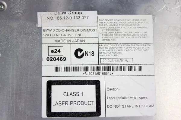 Cambiador CD BMW OEM 9133077 para E60 E61 E63 E64 image 5