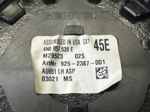 Insert Miroir Gauche Audi OEM 4N0857535E Photochromique image 5