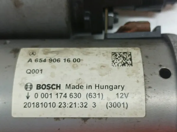 Motor de arranque A6549061600 2.0 CDI Mercedes-Benz Clase C IV image 2