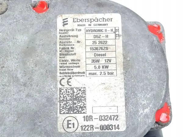Aquecedor Webasto Toyota D5Z-H - Peça OEM usada image 10