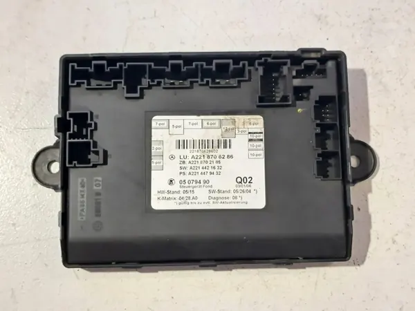 Keskitetty lukitusmoduuli OEM A2218706286 Mercedes-Benz image 3