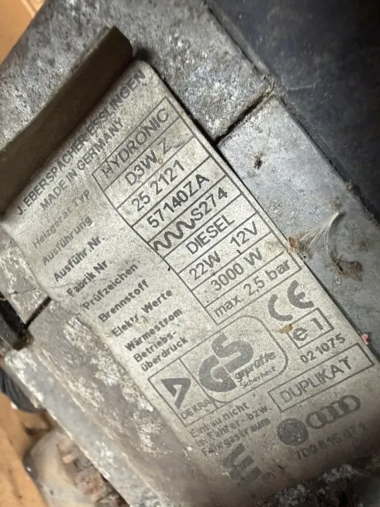 Chauffage Webasto VW T4 2.5 TDI 7D0815071 image 3