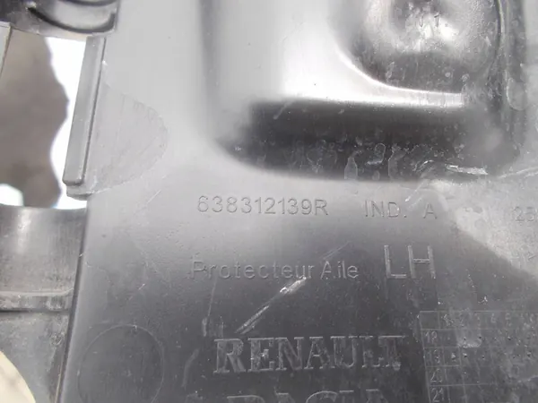 Luftansaugkanal Dacia Sandero Links 638312139R image 3