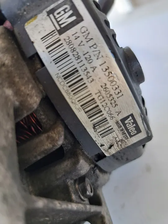 Insignia A Vaihtovirtageneraattori 120A 2.0T A20NHT image 4