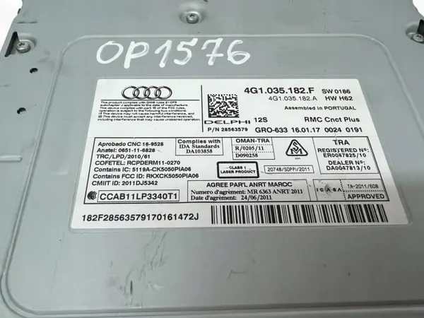 Audi CD-wisselaar OEM 4G1035182F voor A6 2012 image 4