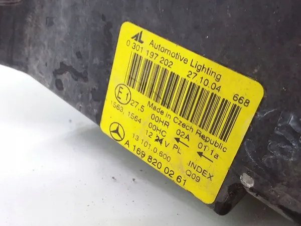 Rechter Voorlicht Mercedes A W169 A1698200261 image 4