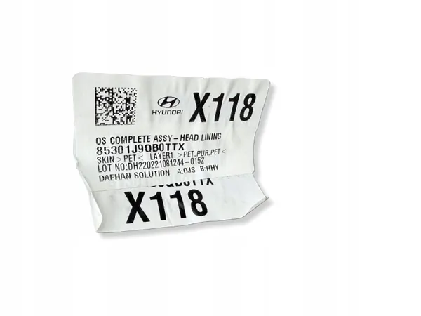 Hyundai Kona dakbekleding OEM 85301J90B0TT - Gebruikt image 4