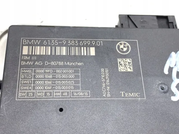 Module d'éclairage OEM 9383699 pour BMW F25 2010-2017 image 5
