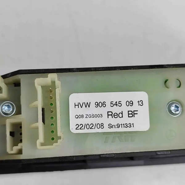 VW Voorste Rechter Raam Bedieningsknop image 6