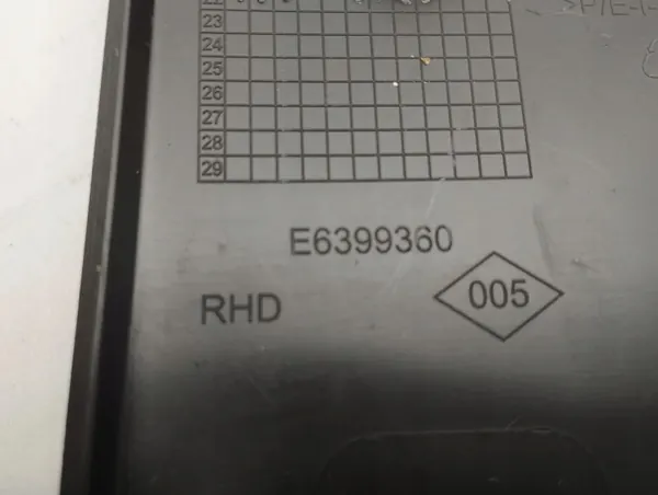 Renault Megane E-Tech 2022 Tunnel-Seitenabdeckung OEM E6399354 image 5