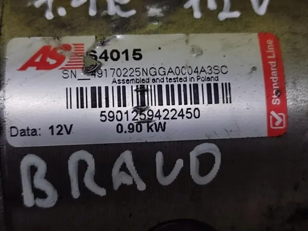 Startmotor Fiat Bravo I 1.4 OEM S4015 - Begagnad image 6