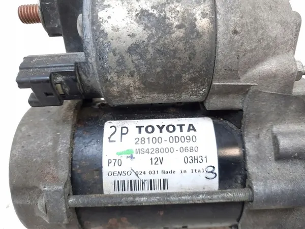TOYOTA AVENSIS T25 1.8 16V MOTOR DE ARRANQUE 28100-0D090 image 8