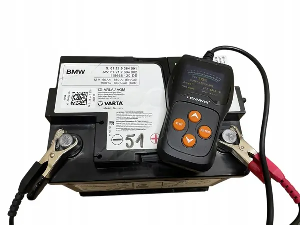 AGM-Batterie OEM 9364591 12V 60Ah für BMW image 5