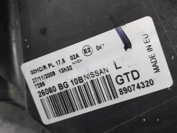 Vasen Ajovalo Nissan Micra III K12 26060BG10B image 5