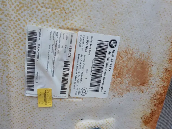 Techo BMW X1 F48 F49 usado OEM 7384221 image 10