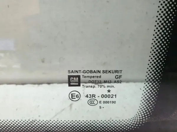 OEM 43R00021 Höger bakre karossglas för Opel Zafira B image 4