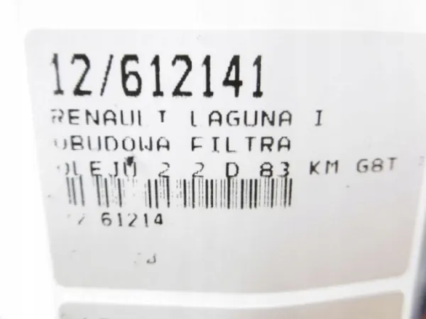Oliefilterhuis Renault OE 7700858578 Gebruikt image 7