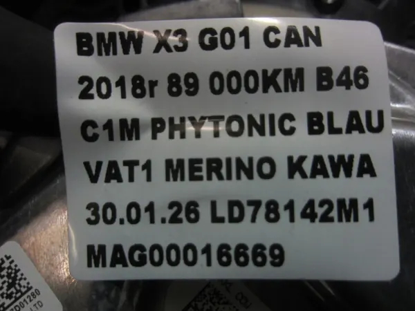 Lämmityspuhallin OEM 64119382861 BMW X3 G01:lle image 8